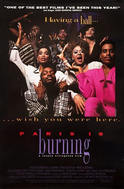 Poster for Paris is Burning (1990).
